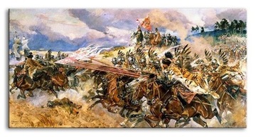 КОССАК - БИТВА ПРИ КИРХОЛЬМЕ картина, 45x90 см