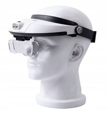 ЛУПА ДЛЯ ЧТЕНИЯ СТЕКЛЯННЫЕ ЮВЕЛИРНЫЕ УКРАШЕНИЯ ЛУПА 6x MG81001-G 2x LED