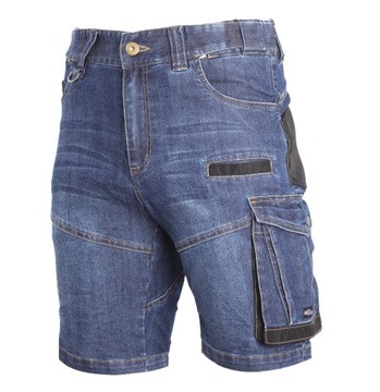 SPODENKI JEANSOWE KRÓTKIE SLIM FIT LAHTI PRO L40707 r. L
