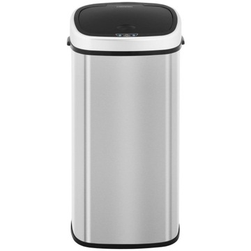 БЕСКОНТАКТНЫЙ МУСОРНЫЙ БАК 68л. СВЕТОДИОДНАЯ СТАЛЬ