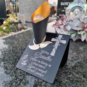 Солнечная солнечная светодиодная светодиода для могилы для могилы для дедушки