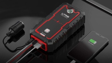СТАРТОВЫЙ КОМПЛЕКТ АВТОМОБИЛЬНЫЙ Стартер POWERBANK Booster 12V 2000A UTRAI
