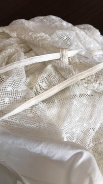 suknia ślubna z haftowaną siateczką defekt 40