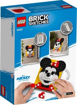 Оригинальный LEGO 40457 Brick Sketches Минни Маус