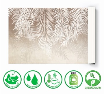 mata ochronna na biurko do biura domu liście palmy