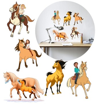 NAKLEJKI NA ŚCIANĘ MUSTANG DUCH WOLNOŚCI + WYBÓR