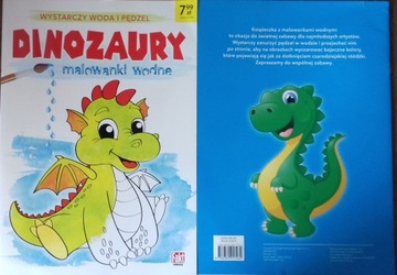 DINOZAURY MALOWANKI WODNE
