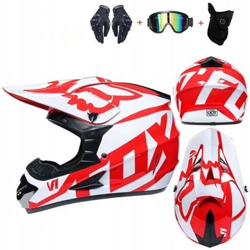 KASK MOTOCYKLOWY OFF-ROAD ENDURO MOTOCROSS S