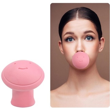 3X TRENING ĆWICZENIA MIĘŚNI ŻUCHWY JAW LINE DLA KOBIET NIEJ UŚMIECH RÓŻOWY