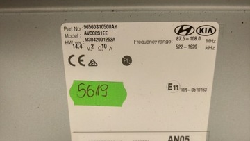 RADIO NAWIGACJA HYUNDAI SANTA FE IV RADIO NAWIGACJA 96560S1050UAY + MAPA