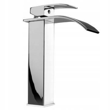 Bateria LOTUS chrom niska umywalkowa naumywalkowa