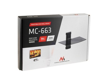 MC-663 40016 Одинарный полочный держатель для DVD, 8 кг Ma