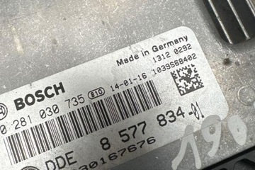 KOMPLET ZAPALOVACÍ BMW 3 (F30, F80) 8577834 3.0L DIESEL 2014