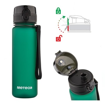 BUTELKA BIDON NA WODĘ 500ml TRITAN Z SITKIEM USTNIKIEM UCHWYTEM BPAfree