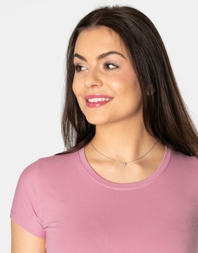 Koszulka Bluzka Damska Basic Bawełniana z Krótkim Rękawem T-Shirt TS03-5 L