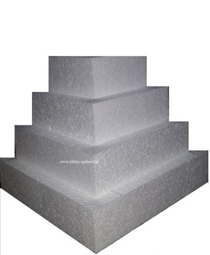 Baza styropianowa 4 elementy - wys. 10 cm.