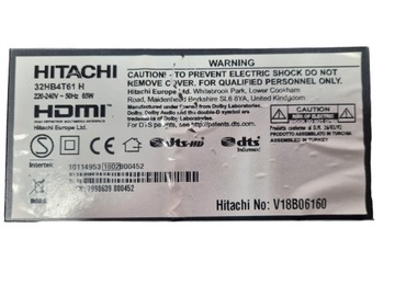 ТЕЛЕВИЗОР HITACHI 32HB4T61 H 32 ДЮЙМА ** ОПИСАНИЕ
