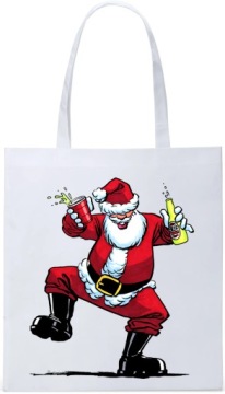 EKO TORBA ZAKUPY PREZENT ŚWIĄTECZNA MIKOŁAJ