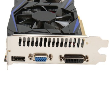 ИГРОВАЯ ВИДЕОКАРТА 192 БИТ GDDR5, ДВОЙНОЙ ВХОД