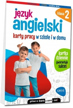 Język angielski Karty pracy w szkole i w domu SP 2