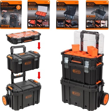 4IN1 Мобильный модульный набор инструментов на колесах Tactix