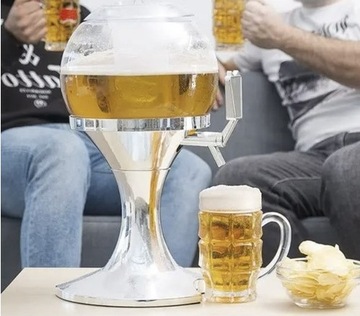 ДИСПЕНСЕР РАСПРЕДЕЛИТЕЛЬ НАПОЛНИТЕЛЬ ДЛЯ ПИВА АЛКОГОЛЬ 3,5 Л ПОДАРОК ​​ДЛЯ ВЕЧЕРИНКИ