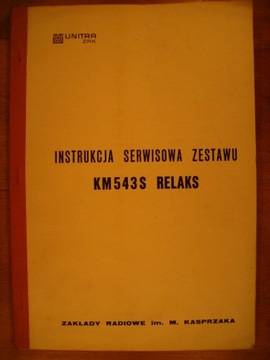 Relaks KM543S Zestaw Muzyczny Instrukcja Serwisowa