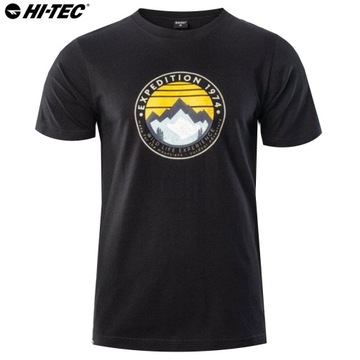 Koszulka Męska HI-TEC ZERGO T-Shirt Podkoszulek Sportowa na co dzień XL