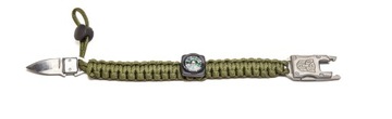 OPASKA SURVIVAL PARACORD MILITARIA ARMY WOJSKO NÓŻ