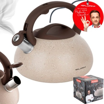 Czajnik FLORINA Lava Stone INDUKCJA 2,5L Brązowy
