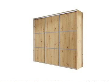 Duża szafa przesuwna DK Miki 275x245, Pojemna