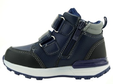 CHŁOPIĘCE TRZEWIKI PÓŁBUTY DZIECIĘCE BUTY PRZEJŚCIOWE NA RZEPY LEKKIE 21