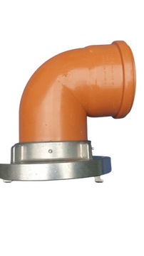 Быстроразъемный соединитель для септика 110 с коленом НОВЫЙ