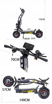 Электросамокат VREDM T116 Plus 8000Вт 40Ач 80КМ/Ч