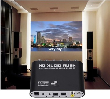 TOSLINK SPDIF 5.1 АНАЛОГОВЫЙ AC3/DTS ОПТИЧЕСКИЙ декодер