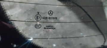 MERCEDES CLA W X 118 SEDAN SKLO (OKNO) ZADNÍ KAROSERIE