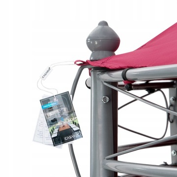 Садовый павильон, беседка, палатка для вечеринки, дня рождения, 350x274см, бордовый