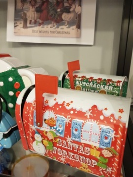 Металлический почтовый ящик Рождественский подарок