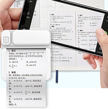 Портативный мини-термопринтер для детей C19, зеленый, Bluetooth Drukuś