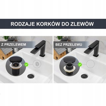 КОМПЛЕКТ: ПРОБКА CLICK-CLACK БЕЗ ПЕРЕЛИВА, ЧЕРНАЯ + СИФОН ДЛЯ УМЫВАЛЬНИКА