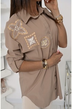 Повседневная рубашка EMMELINE OVERSIZE! WZ.4 XL