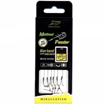 НАБОР ГОТОВЫХ ОСНАСТОК СО ШТЫККОМ ДЛЯ КРЮЧКА МЕТОДНОЙ ФИДЕРНОЙ РАЗМЕРА 6