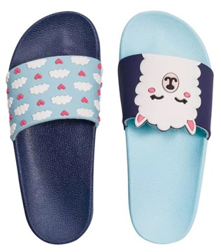 Wesołe Klapki Dziecięce Buty Różne Lama 34 Good Mood Chmura Dedoles Basen