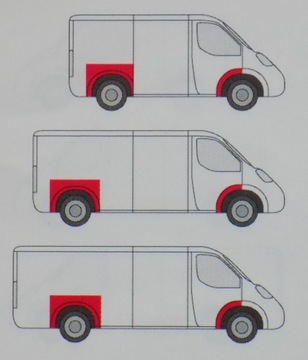VOLKSWAGEN LT II РЕМОНТ КОЛЕСНОЙ АРКИ ДВЕРЬ ПРАВАЯ