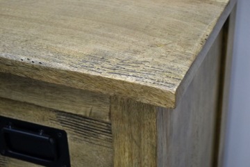 Сундук из экзотического дерева MANGO серии RAILWAY 85 см