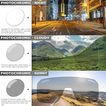 ФОТОХРОМНЫЕ ВЕЛОСИПЕДНЫЕ ОЧКИ