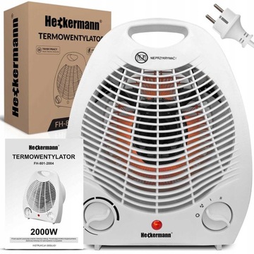 TERMOWENTYLATOR FARELKA ELEKTRYCZNA GRZEJNIK 2000W