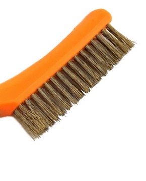 ЩЕТКА ОТ Ржавчины ЛАТУННАЯ ПРОВОЛОКА 4 РЯДА C4357