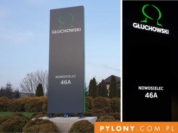 PYLON reklamowy LED Premium 3 x 1,2 m -Producent