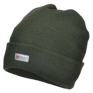 MFH ЗИМНЯЯ ШАПКА 3M Thinsulate ДВУХСЛОЙНАЯ Оливковая